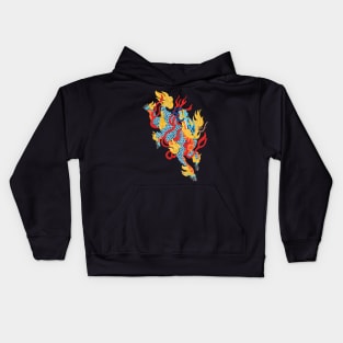 anime classic tattoo Kirin Kids Hoodie